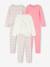 Set van 3 pyjama's voor meisjes Eenhoorns ecru - vertbaudet enfant 