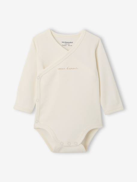 6-delig babypakje met kraamkoffer ecru - vertbaudet enfant 