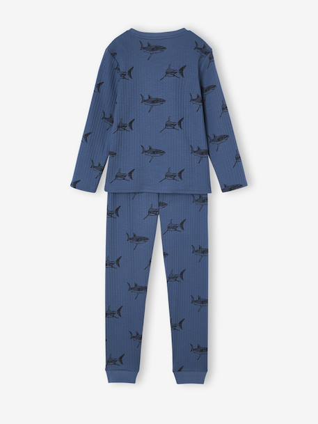 Set van 2 jongenspyjama's Haai marineblauw - vertbaudet enfant 