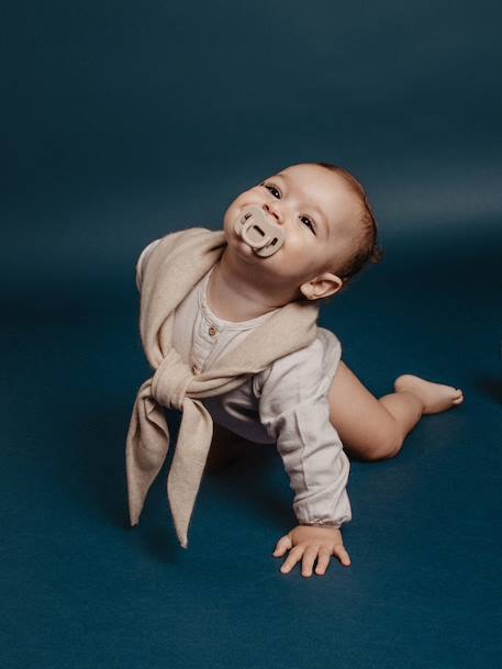 Fopspeen met symmetrische speen SX Pro Colour Essence SUAVINEX beige+groen+hemelsblauw+lichtroze - vertbaudet enfant 