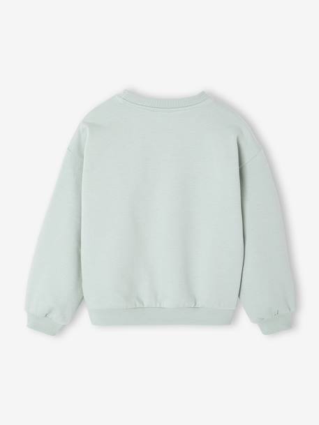 Pokemon® sweater voor meisjes grijsblauw - vertbaudet enfant 