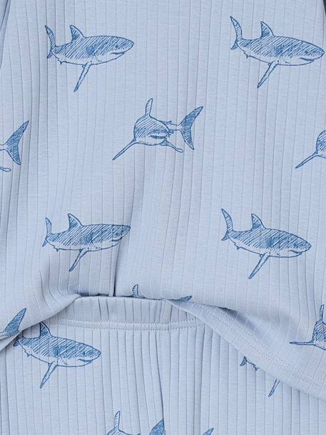 Set van 2 jongenspyjama's Haai marineblauw - vertbaudet enfant 