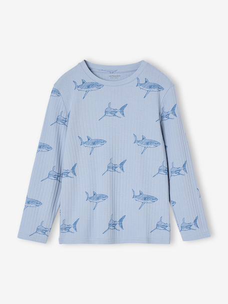 Set van 2 jongenspyjama's Haai marineblauw - vertbaudet enfant 