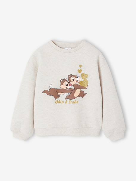 Sweater Tic Tac meisje gemêleerd beige - vertbaudet enfant 