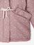 Parka met capuchon 3 in 1 meisjes parka + gewatteerde jas marineblauw+rozenhout - vertbaudet enfant 