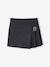 Geplooide skort voor meisjes JONEN antraciet+marineblauw - vertbaudet enfant 