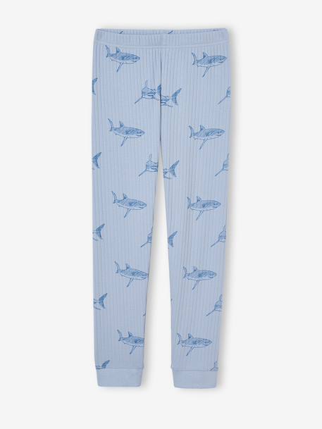Set van 2 jongenspyjama's Haai marineblauw - vertbaudet enfant 