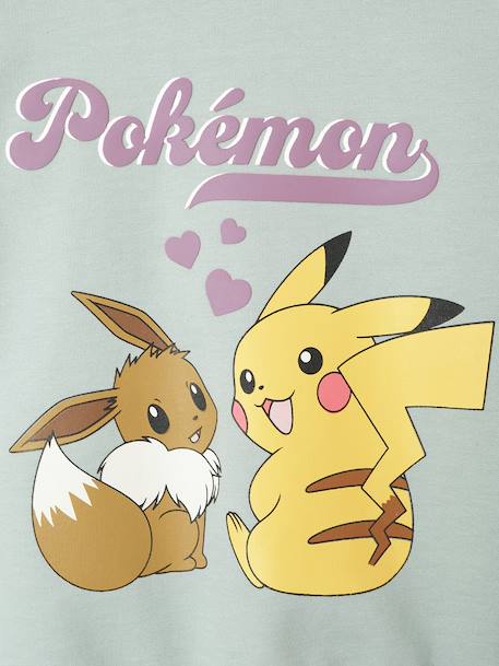 Pokemon® sweater voor meisjes grijsblauw - vertbaudet enfant 