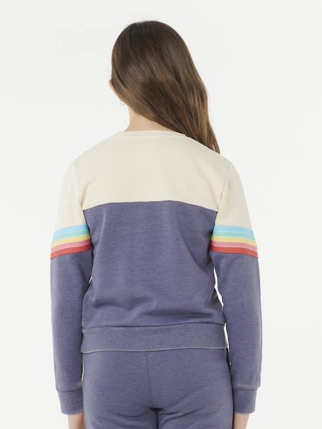 Sweater Surf Revival Crew meisje RIP CURL marineblauw - vertbaudet enfant 