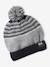 Kerstset muts Urban Park + snood + wanten/handschoenen jongen gemêleerd grijs - vertbaudet enfant 