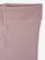 Fleece-legging voor meisjes blauw+gemêleerd grijs+parelgrijs+zachtpaars+zwart - vertbaudet enfant 