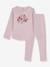 Kinderpyjama katoen rib 1x1 PETIT BATEAU rozen - vertbaudet enfant 