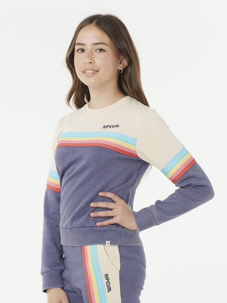 Sweater Surf Revival Crew meisje RIP CURL marineblauw - vertbaudet enfant 