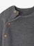 3-delige babyset met gebreid vestje + broek + muts gemêleerd grijs+rozen - vertbaudet enfant 