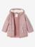 Parka met capuchon 3 in 1 meisjes parka + gewatteerde jas marineblauw+rozenhout - vertbaudet enfant 