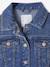 Jeansjas voor meisjes lichtblauw+middenblauw - vertbaudet enfant 
