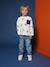 Rechte 5-pocket jeans voor jongens, verwassen double stone - vertbaudet enfant 