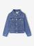 Jeansjas voor meisjes lichtblauw+middenblauw - vertbaudet enfant 