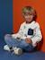 T-shirt met lange mouwen met jongensprint HAPPY LA wit, bedrukt - vertbaudet enfant 
