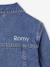 Jeansjas voor meisjes lichtblauw+middenblauw - vertbaudet enfant 