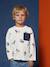 T-shirt met lange mouwen met jongensprint HAPPY LA wit, bedrukt - vertbaudet enfant 