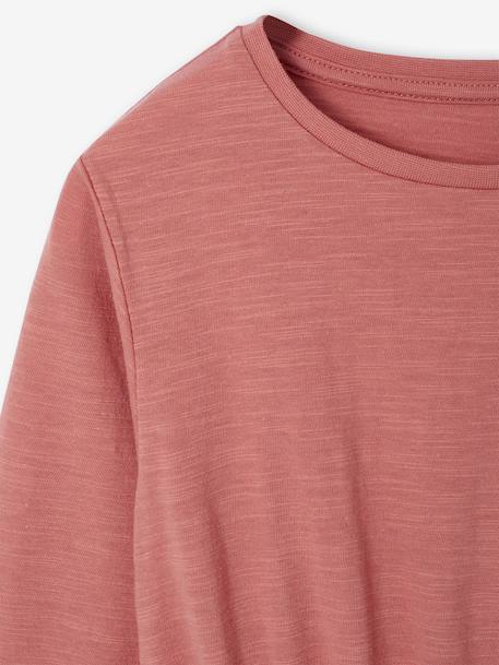 Set met jurk en gewatteerd vest voor meisjes antraciet+rozenhout - vertbaudet enfant 