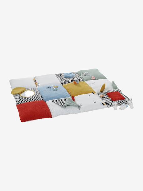 Zacht speelkleed CROQUE LA VIE beige+ecru+meerkleurig+rood+sinaasappel+smaragdgroen - vertbaudet enfant 