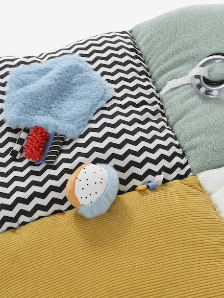 Zacht speelkleed CROQUE LA VIE beige+ecru+meerkleurig+rood+sinaasappel+smaragdgroen - vertbaudet enfant 