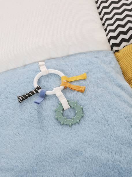 Zacht speelkleed CROQUE LA VIE beige+ecru+meerkleurig+rood+sinaasappel+smaragdgroen - vertbaudet enfant 