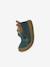 Babyslofjes van zacht leer met antislip beige+blauw+bruin+chocoladebruin+felblauw+groen+oceaanblauw+okergeel+saliegroen+veel beige+veel bruin+veel groen - vertbaudet enfant 