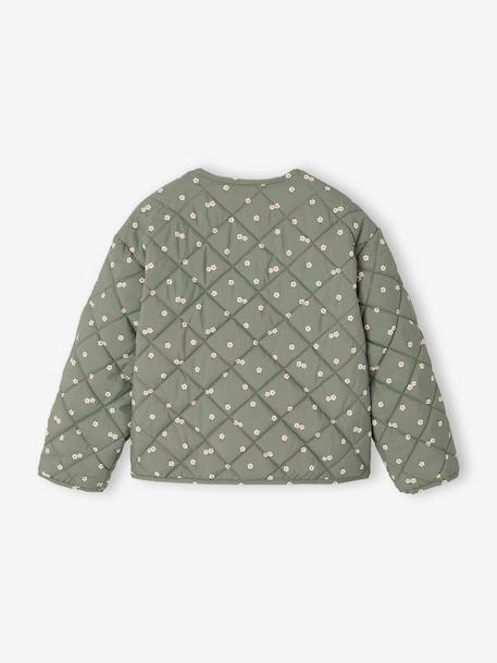 Parka met capuchon 3 in 1 meisjes parka + gewatteerde jas marineblauw+rozenhout - vertbaudet enfant 