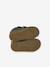 Babyslofjes van zacht leer met antislip beige+blauw+bruin+chocoladebruin+felblauw+groen+oceaanblauw+okergeel+saliegroen+veel beige+veel bruin+veel groen - vertbaudet enfant 