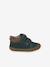 Babyslofjes van zacht leer met antislip beige+blauw+bruin+chocoladebruin+felblauw+groen+oceaanblauw+okergeel+saliegroen+veel beige+veel bruin+veel groen - vertbaudet enfant 