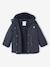 Parka met capuchon 3 in 1 meisjes parka + gewatteerde jas marineblauw+rozenhout - vertbaudet enfant 