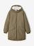 Parka met capuchon voor meisjes JONEN kaki - vertbaudet enfant 
