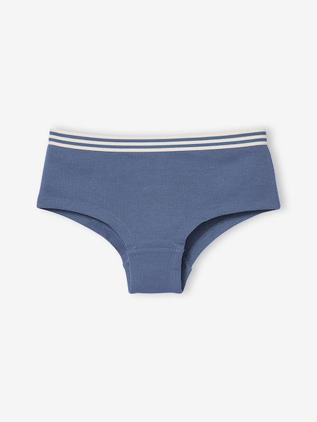 Set van 5 effen shorty's voor meisjes JONEN ecru - vertbaudet enfant 
