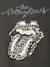 Sweater voor meisjes met capuchon The Rolling Stones® antraciet - vertbaudet enfant 