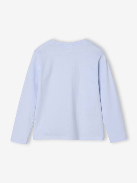 T-shirt met lange mouwen voor meisjes Disney® REINE DES NEIGES hemelsblauw - vertbaudet enfant 