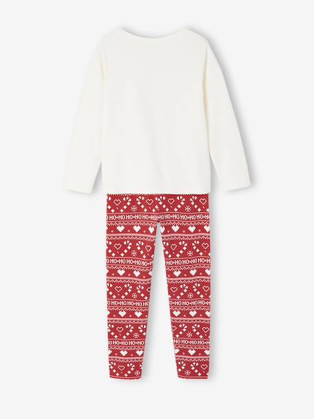 Kerst pyjama set voor meisjes rood - vertbaudet enfant 