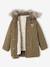 3-in-1 parka met capuchon meisje DARK GREEN+groengrijs+kaki+PURPLE DARK+salie+zwart - vertbaudet enfant 