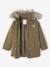 3-in-1 parka met capuchon meisje DARK GREEN+groengrijs+kaki+PURPLE DARK+salie+zwart - vertbaudet enfant 