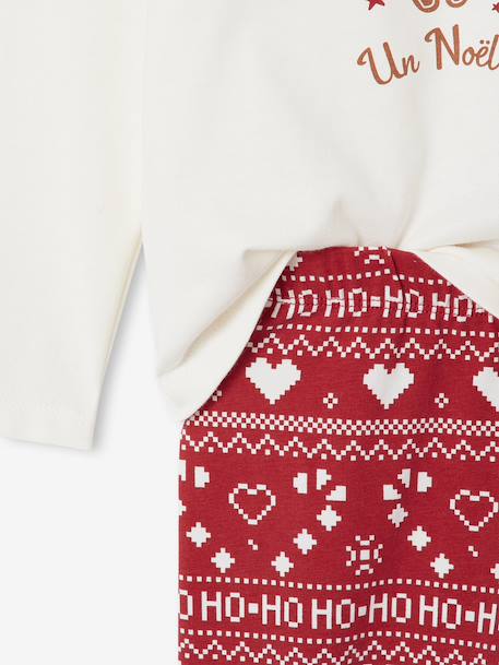 Kerst pyjama set voor meisjes rood - vertbaudet enfant 