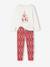 Kerst pyjama set voor meisjes rood - vertbaudet enfant 