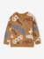 Jongensshirt in sweaterlook met print ecru+gemêleerd wit+pecannoot - vertbaudet enfant 