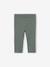 Baby legging in geribbelde tricot groen+lichtroze - vertbaudet enfant 