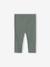 Baby legging in geribbelde tricot groen+lichtroze - vertbaudet enfant 