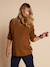 Fantasie sweater voor zwangerschap en borstvoeding ENVIE DE FRAISE olijf - vertbaudet enfant 