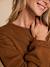 Fantasie sweater voor zwangerschap en borstvoeding ENVIE DE FRAISE olijf - vertbaudet enfant 
