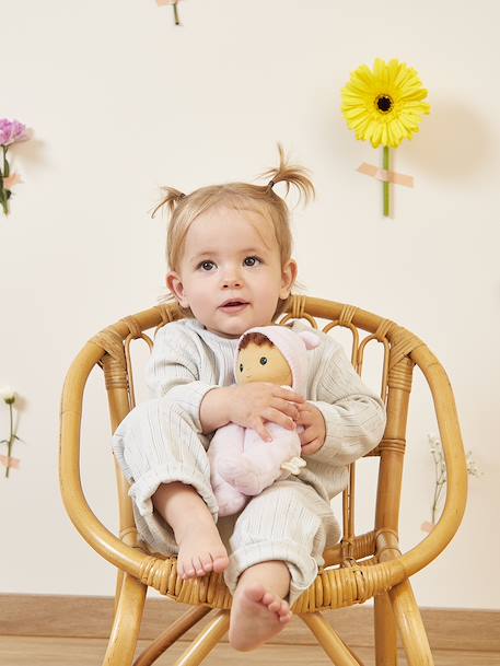 KALOO babypoppetje beige+rozen - vertbaudet enfant 