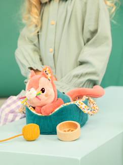 Speelgoed-Pluchen dier en zijn mand LILLIPUTIENS